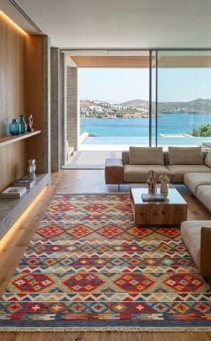 DK-139 Çift taraflı Otantik Arya Kilim